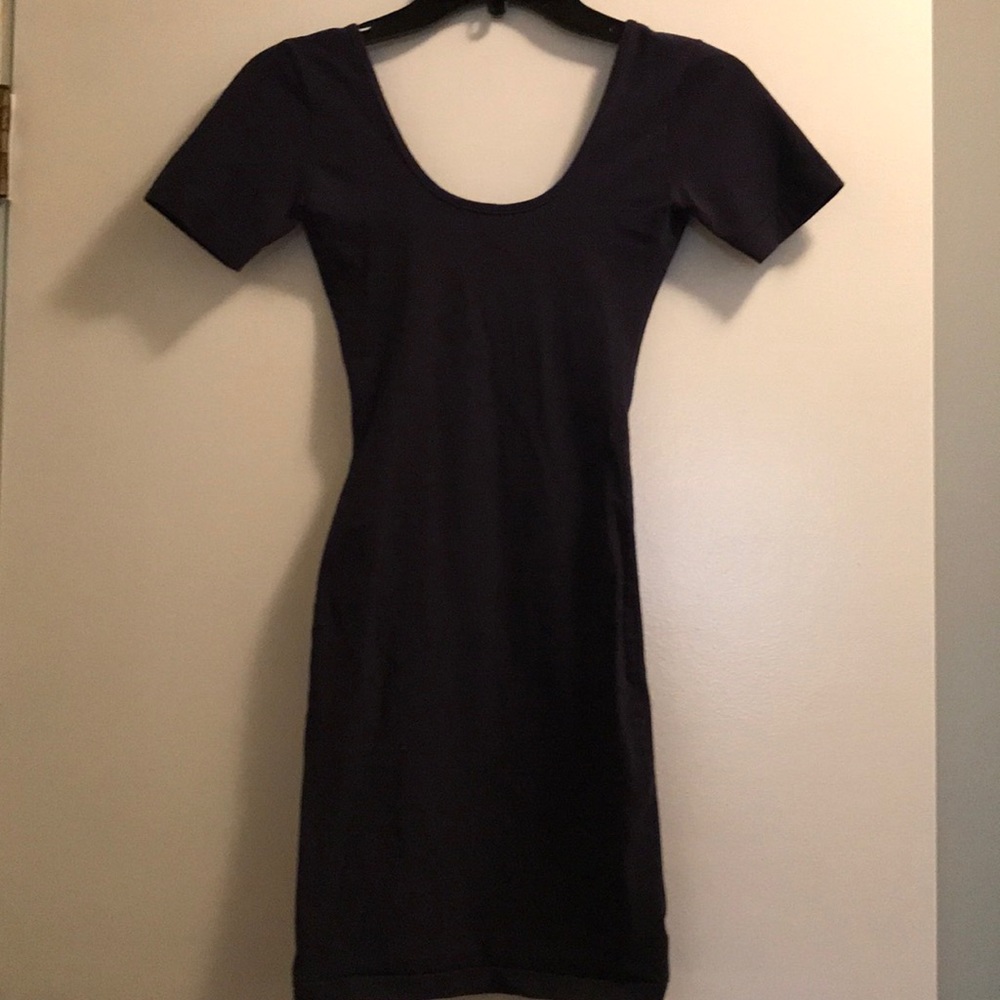 American Apparel navy spandex dress